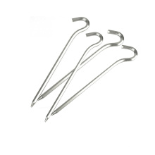 Chinese  hight quality  Customized Metal tent pegs firm stakes hook